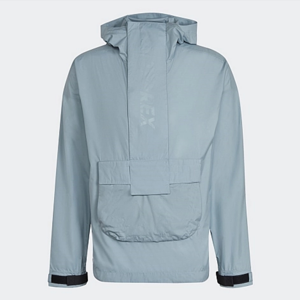 NWT Adidas Magic Grey TERREX Made To Be Remade Windbreaker Anorak XL - Picture 5 of 8